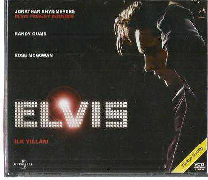 ELVIS İLK YILLARI / JONATHAN RHYS-MEYERS ELVIS ROLÜNDE / 3 X VCD / TÜRKÇE DUBLAJ / 2006 UNIVERSAL