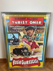 Turist Ömer Boğa Güreşçisi Afişi 1971 | Sadri Alışık, Erol Büyükburç, Fatma Belgen, Feri Cansel, Mualla Sürer | Reji Hulki Saner | Çerçeve Hediyedir