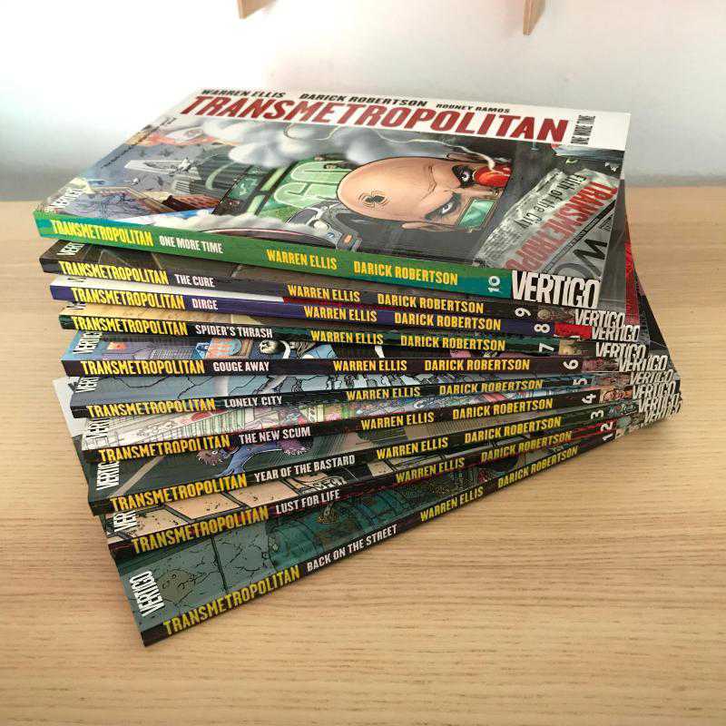 Transmetropolitan Vol 1 - 13 sayı | Toplamda 13 sayı | Warren Ellis Darick Robertson | Vertigo DC Comics