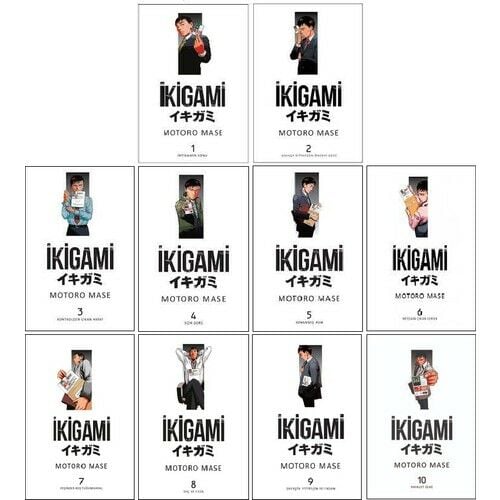 İkigami 1-2-3-4-5-6-7-8-9-10 Ciltler Manga Seti - Motoro Mase