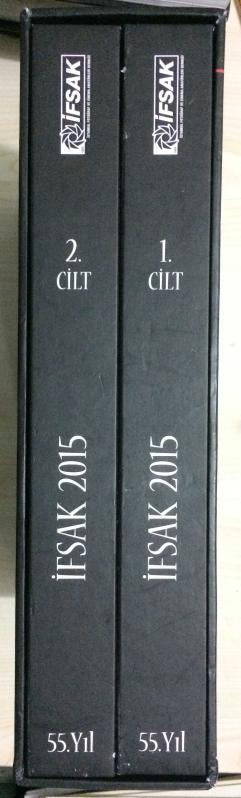 İFSAK 2015 - 55. YIL  55th year 1-2 (2 Cilt TAKIM) [KUTULU]