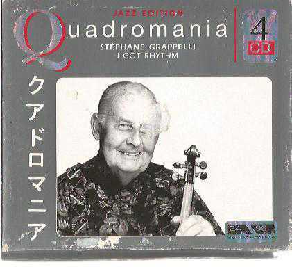 QUADROMANIA JAZZ EDITION / STEPHANE GRAPELLI - I GOT RHYTHM / 4 X CD SET / 2005 MEMBRAN MUSIC - 22436-444 - GERMANY