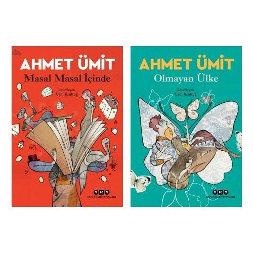 Ahmet Ümit 2 Kitap Set - Masal Masal Içinde - Olmayan Ülke