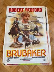 BRUBAKER FİLMİNİN AFİŞİ OYUNCULAR: ROBERT REDFORD, YAPHET KOTTO, JANE ALEXANDER YÖNETMEN: STUART ROSENBERG