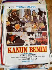 Kanun Benim - One Justman Film Afişi | Tomas Milian, Joseph Cotten, Mario Fiore Yönetmen Umberto Lenzi