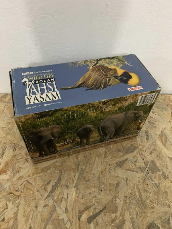 KAYBOLAN VAHŞİ YAŞAM BBC EARTH REPORT ENDANGERED WILDERNES WILD LIFE (20 DVD SET)