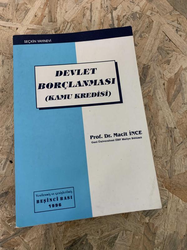 DEVLET BORÇLANMASI - (KAMU KREDİSİ) | 1996 baskısı