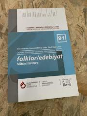 Folklor/Edebiyat Cilt: 23 Sayı: 91 2017 Mart