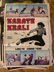 KARATE KRALI FİLMİNİN AFİŞİ OYNAYANLAR: LING FO, CHONG TENG