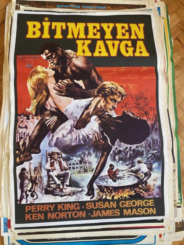 BİTMEYEN KAVGA FİLMİNİN AFİŞİ OYNAYANLAR: PERRY KING, SUSAN GEORGE, JAMES MASON, KEN NORTON YÖNETMEN: RICHARD FLEISCHER