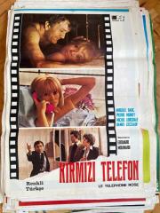 FİLM AFİŞİ - KIRMIZI TELEFON - MIREILLE DARC - PIERRE MONDY - MICHEL LONSDALE - DANIEL CECCALDI