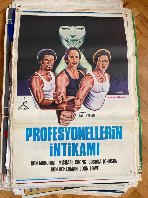 PROFESYONELLERİN İNTİKAMI FİLMİNİN AFİŞİ OYNAYANLAR: RON MARCHINI, MICHAEL CHONG, JOSHUA JOHNSON, RON ACKERMAN