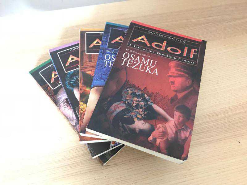 Adolf vol. 1 - 5 | Osama TEZUKA | Bütün Seri | İngilizce | İlk baskı | Kitantik'de tek