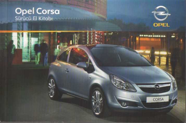 OPEL CORSA SÜRÜCÜ EL KİTABI