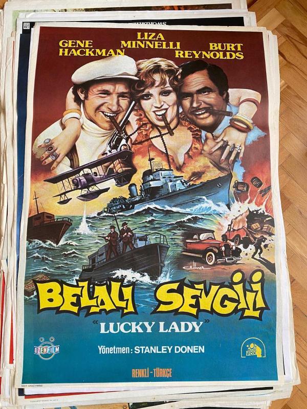BELALI SEVGİLİ FİLMİNİN AFİŞİ OYNAYANLAR: LIZA MINNELLI, GENE HACKMAN, BURT REYNOLDS YÖNETMEN: STANLEY DONEN