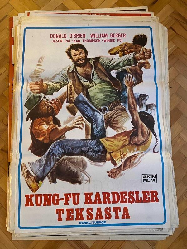 KUNG-FU KARDEŞLER TEKSASTA FİLMİNİN AFİŞİ OYNAYANLAR: DONALD O'BRIAN, WILLIAM BERGER, JASON PAI, KAO THOMPSON, WINNIE PEI