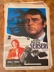 SERSERİ - VILLAIN FİLMİNİN AFİŞİ | RICHARD BURTON 1971