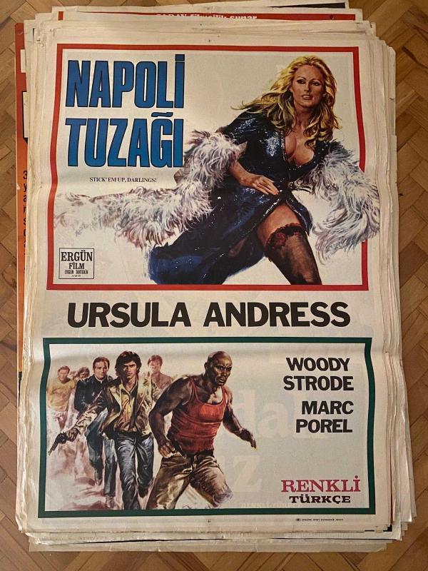 NAPOLİ TUZAĞI - STICK 'EM UP DARLINGS - Loaded Guns (1975) Film Afişi | Ursula Andress
