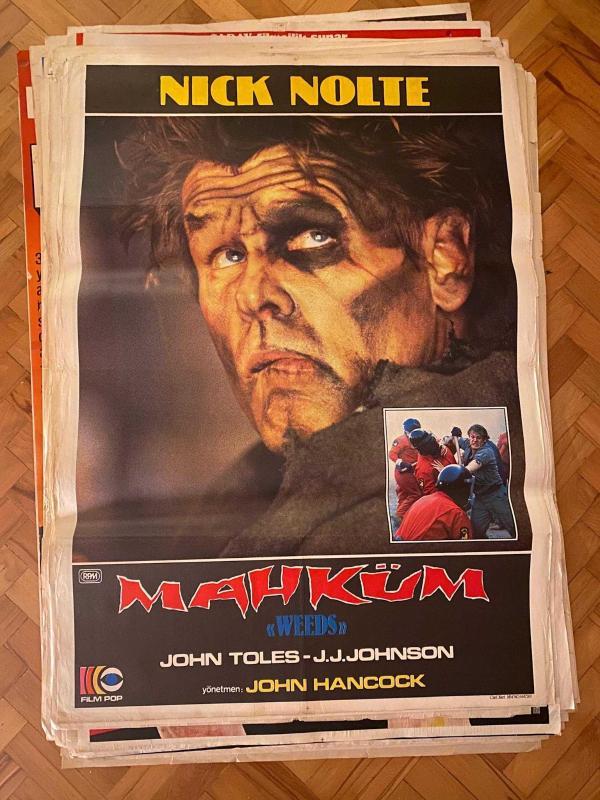 Mahkum - Weeds (1987) Film Afişi | Nick Nolte, Rita Taggart, Ernie Hudson
