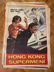 HONG KONG SÜPERMENİ FİLMİNİN AFİŞİ OYNAYANLAR: BRUCE LIANG, SEK TING