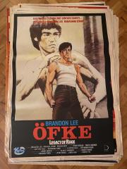 ÖFKE - Legacy of Rage 1986 Film Afişi | Brandon Lee