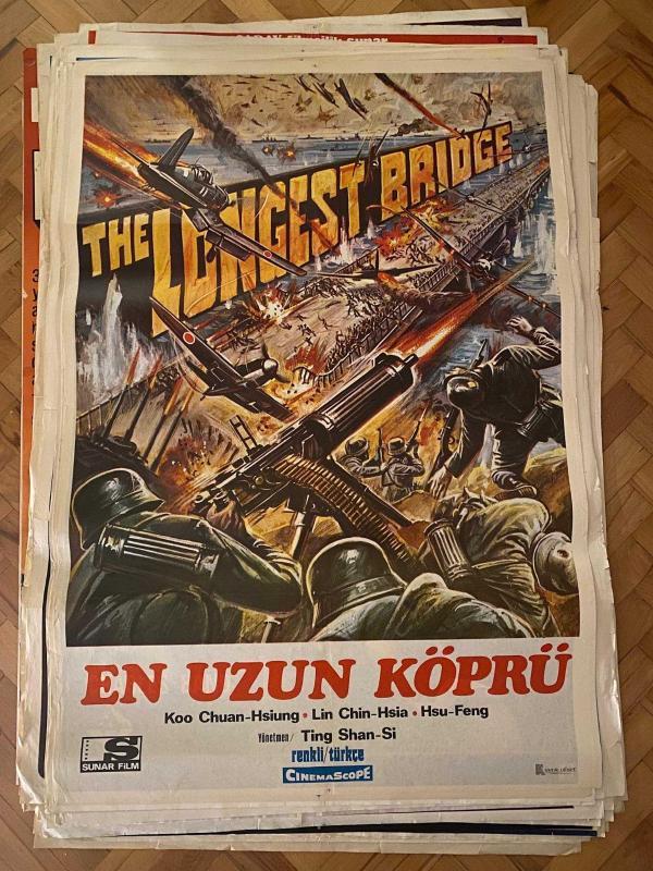 EN UZUN KÖPRÜ FİLMİNİN AFİŞİ OYNAYANLAR: KOO CHUAN-HSIUNG, LIN CHIN-HSIA, HSU-FENG YÖNETMEN: TING SHAN-SI