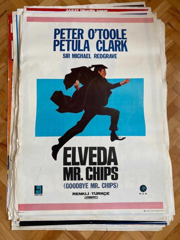 ELVEDA MR. CHIPS - Goodbye, Mr. Chips (1969) Film Afişi | Peter O'Toole, Petula Clark, Michael Redgrave