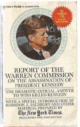 REPORT OF THE WARREN COMMISSION ON THE ASSASSINATION OF PRESIDENT KENNEDY
