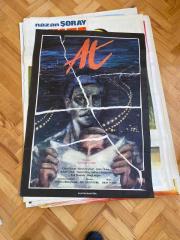 AT - GENCO ERKAL Orijinal Çizim Film Afişi [ İMZALI ]