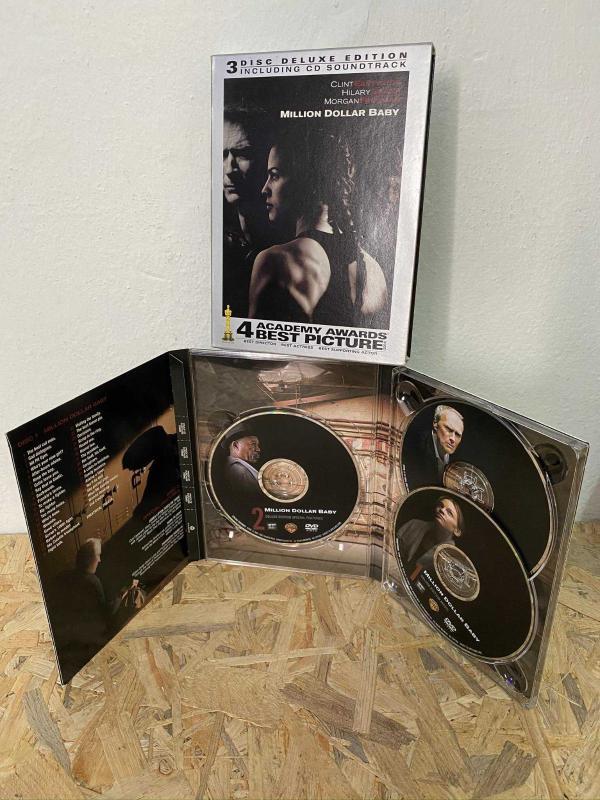 MILLION DOLLAR BABY 3 DVD DISC DELUXE EDITION INCLUDING CD SOUNDTRACK included | Clint Eastwood, Hillary Swank, Morgan Freeman