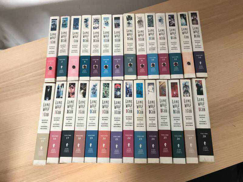 Lone Wolf And Cub Vol. 1 - 28 | Turkiye’de tek | İngilizce | İlk baskı TAM SET
