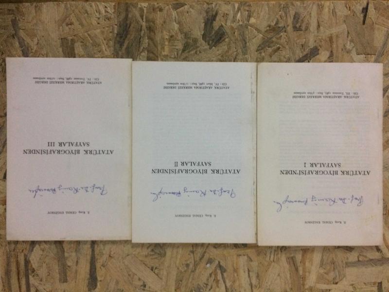 ATATÜRK BİYOGRAFİSİNDEN SAYFALAR I-II-III ( 3 KİTAP)