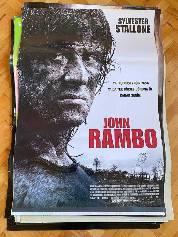 John Rambo Film Afişi | Sylvester Stallone