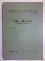 BELLETEN  CİLT LVIII SAYI 222 AĞUSTOS 1994