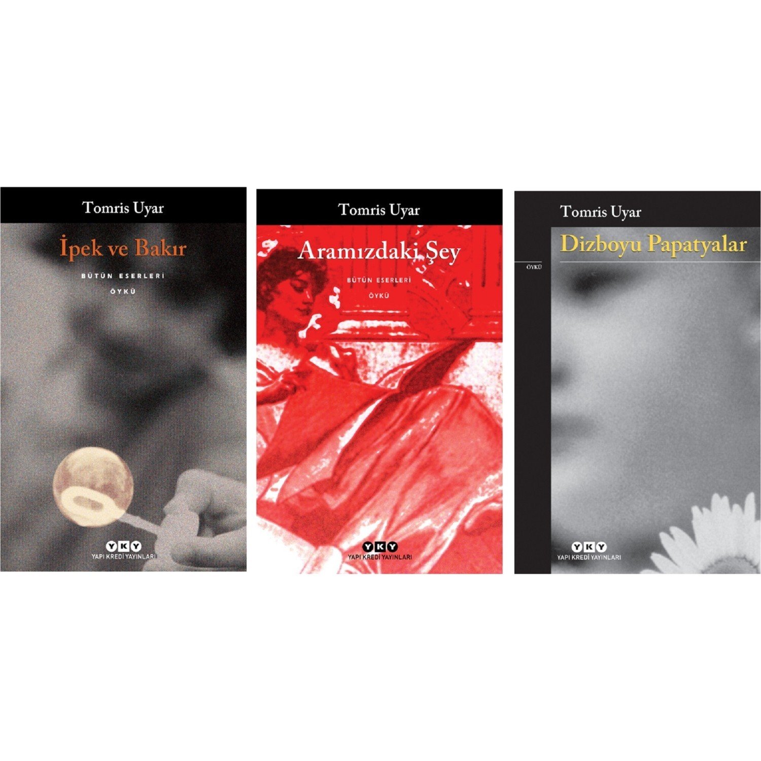 Aramızdaki Şey - İpek ve Bakır - Dizboyu Papatyalar 3 Kitap Set - Tomris Uyar