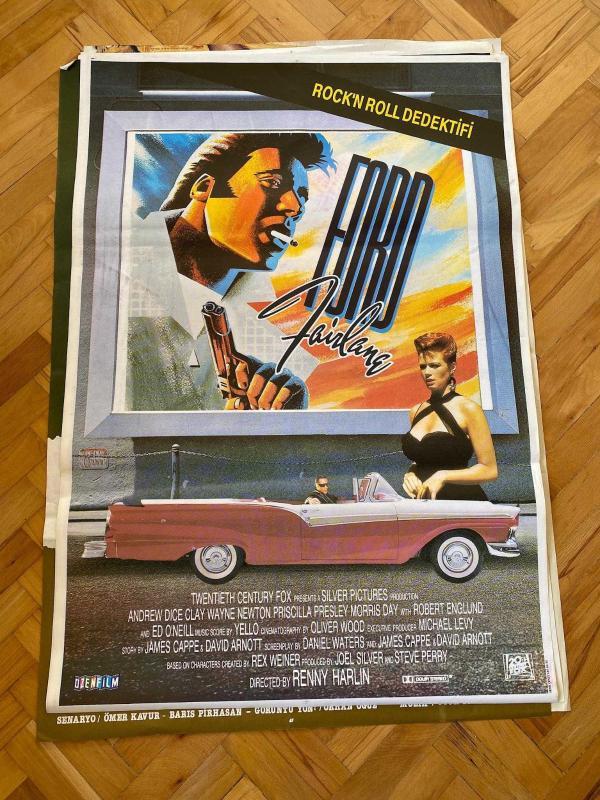 FORD FAIRLANE - ROCK'N ROLL DEDEKTİFİ FİLMİNİN AFİŞİ - ANDREW DICE CLAY, WAYNE NEWTON, PRISCILLA PRESLEY, MORRIS DAY - RENNY HARLIN  FORD FAIRLANE - ROCK'N ROLL DEDEKTİFİ FİLMİNİN AFİŞİ - ANDREW DICE CLAY, WAYNE NEWTON, PRISCILLA PRESLEY, MORRIS DAY - REN