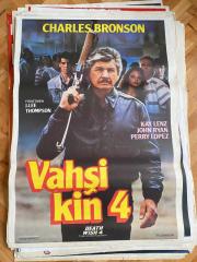 VAHŞİ KİN 4 | Orijinal Film Afişi | CHARLES BRONSON, KAY LENZ |  Yönetmen J. Lee Thompson
