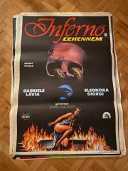 INFERNO-CEHENNEM FİLMİNİN AFİŞİ OYNAYANLAR: GABRIELE LAVIA, ELEONORA GIORGI YÖNETMEN: DARIO ARGENTO
