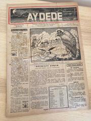 AYDEDE | 15 Mayıs 1948 | NO: 91 - 3 | Atom tehditleri | Ciltten çıkma delikli