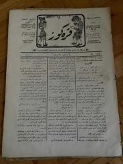 KARAGÖZ OSMANLICA NO.48 MİZAHİ HALK GAZETESİ 1908 | Sene 1