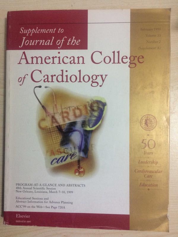 Supplement to Journal of  the American College of Cardiology Volume 33 Number 2 February 1999