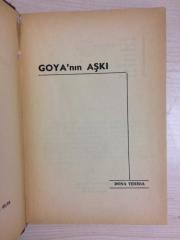 GOYA'NIN AŞKI - 1 - 2 CİLT TAKIM