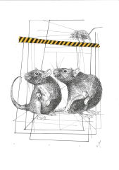 Onur Gürsoy - Kağıt Üzerine Karışık Teknik