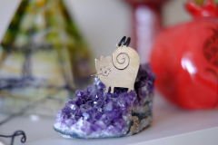 Sterling Gatto - Gümüş Kolye Ucu - Tasarım Eren Beşkardeş