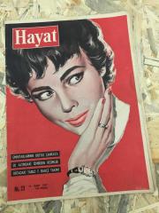 HAYAT Dergisi 15 mart 1957 No : 23 / kapak:Leslie Caron, Fenerbahçe Futbol Takımı | Akademi Balosu