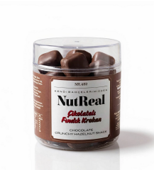 NUTREAL Çikolatalı Fındık Krokan - 120 gr