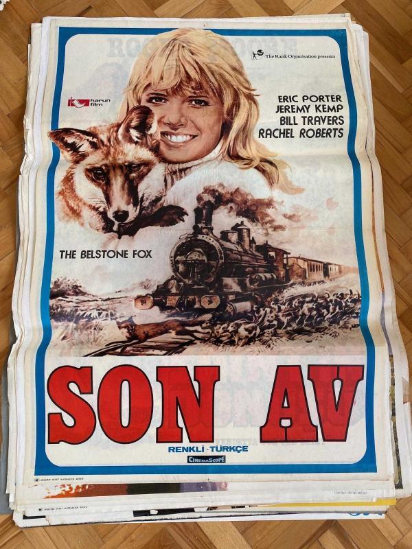 SON AV - THE BELSTONE FOX Film Afişı | Eric Porter, Jeremy Kemp, Bill Travers 1973