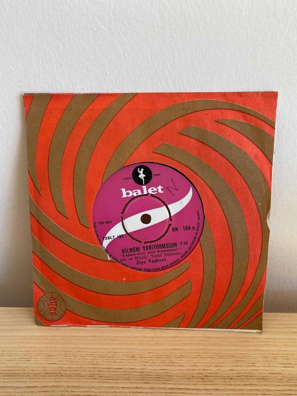 Ziya Taşkent - Bilmem Yanıyormusun / Madem Küstün Dargındın | Balet Plak ‎BN 104