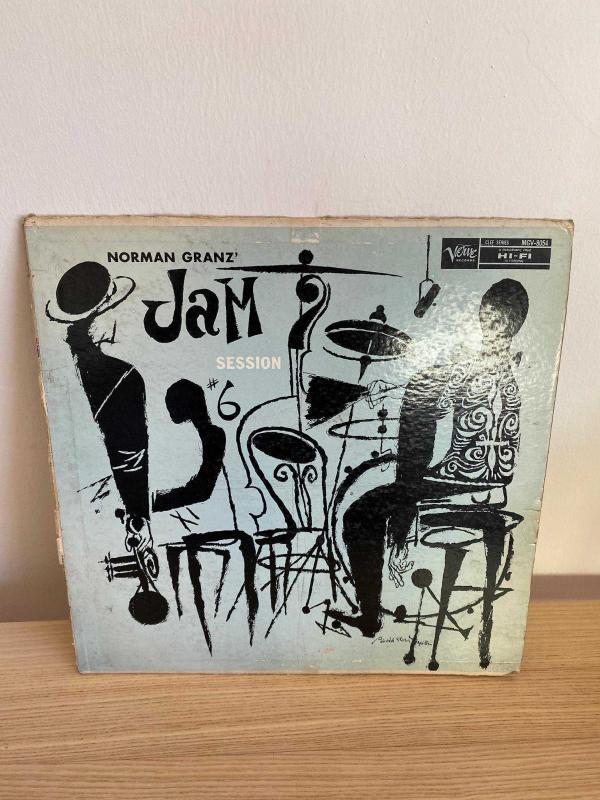 Norman Granz Jam Session #6 | Oscar Peterson, Dizzy Gillespie vs. | Verve  MGV 8054 | 1964 ABD Baskı Mono | Jazz, Swing