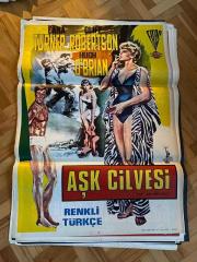 AŞK CİLVESİ - Love Has Many Faces FİLMİNİN AFİŞİ OYNAYANLAR: LANA TURNER, CLIFF ROBERTSON, HUGH O'BRIAN | 1965 | FİTAŞ